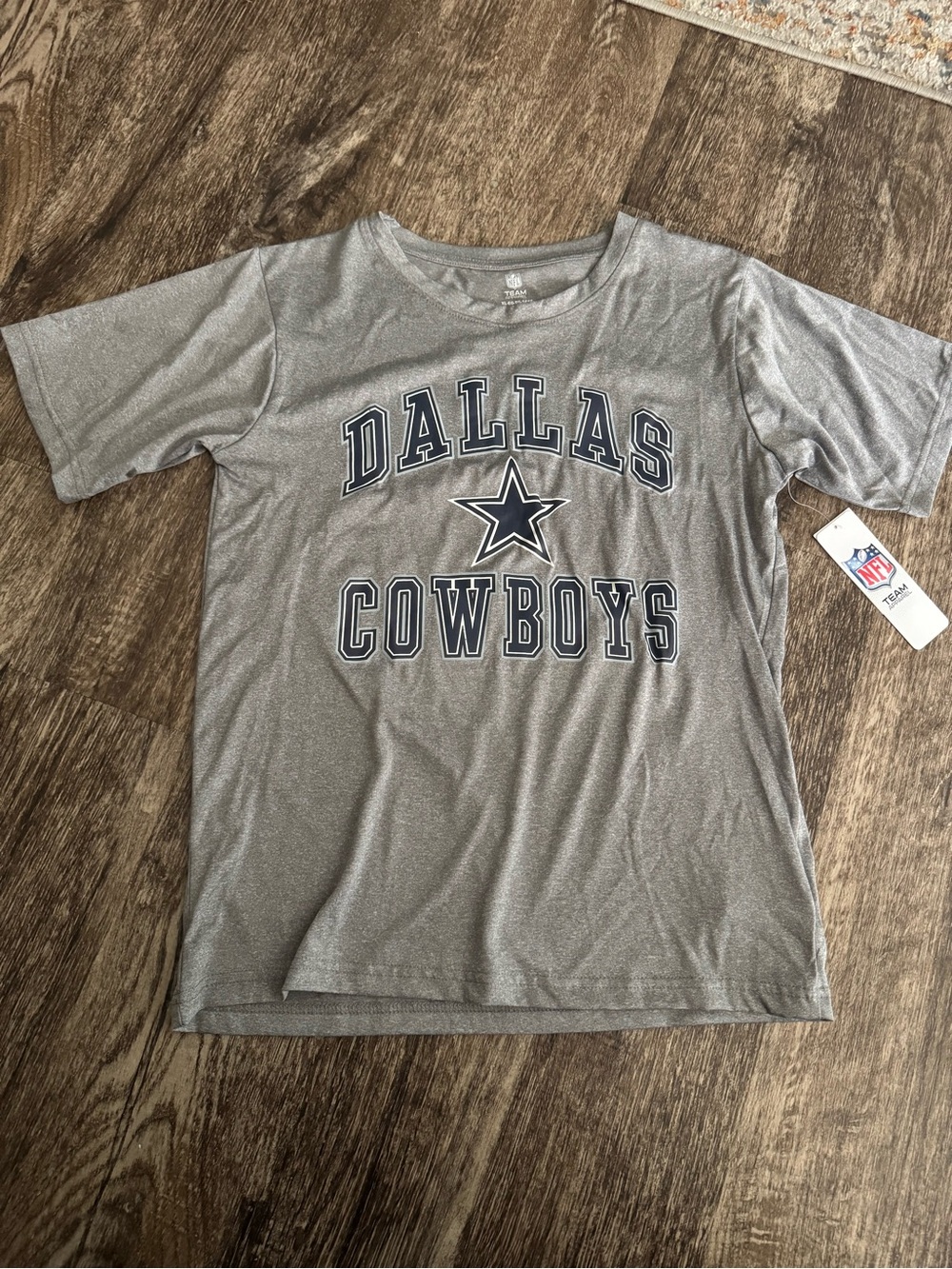 NFL Dallas Cowboys Gray Short Sleeve Logo Tee